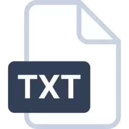 TXT File Format Free Symbol
