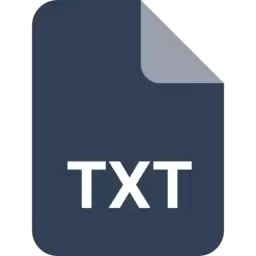 TXT File Format Vector