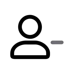 User Minus Icon