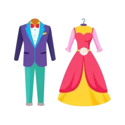 Wedding Dress Suit Icon