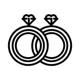 Wedding Rings Outline