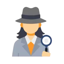 Woman Detective Icon Free