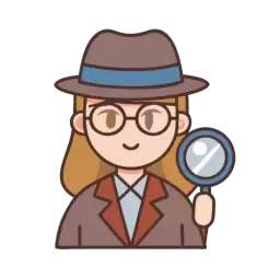 Woman Detective Symbol