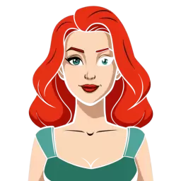 Young Woman Illustration SVG