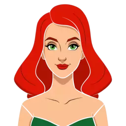 Young Woman Illustration SVG