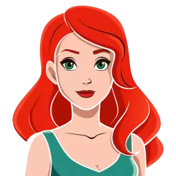 Young Woman Illustration SVG