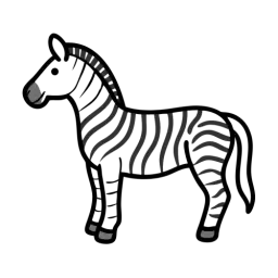 Zebra Free Icon SVG